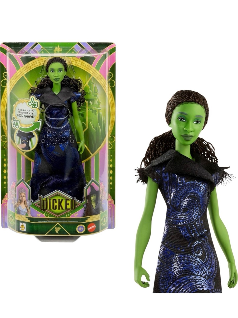 BNIB 🆕 Mattel Wicked Elphaba Singing Doll - English Version / Special Edition